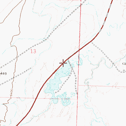 Topographic Map of Wilson Dam, CO