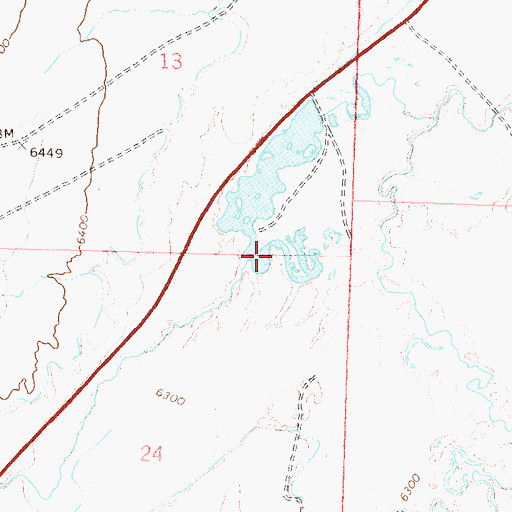 Topographic Map of Wilson Reservoir, CO