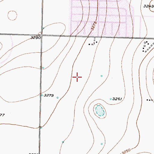 Topographic Map of Smith Elementary School, TX
