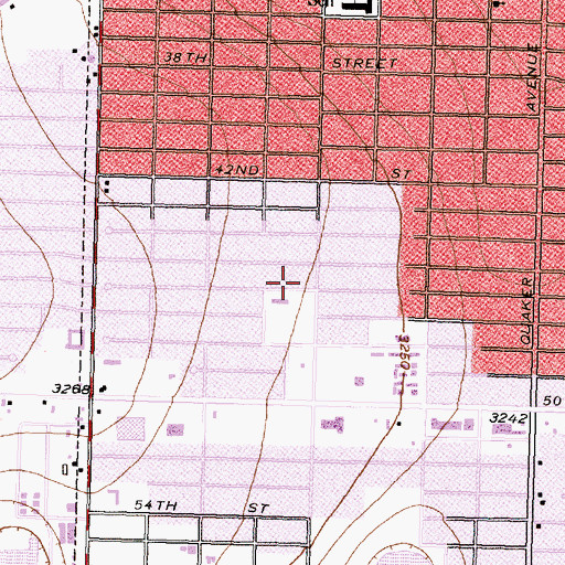 Topographic Map of Stewart Elementary School, TX