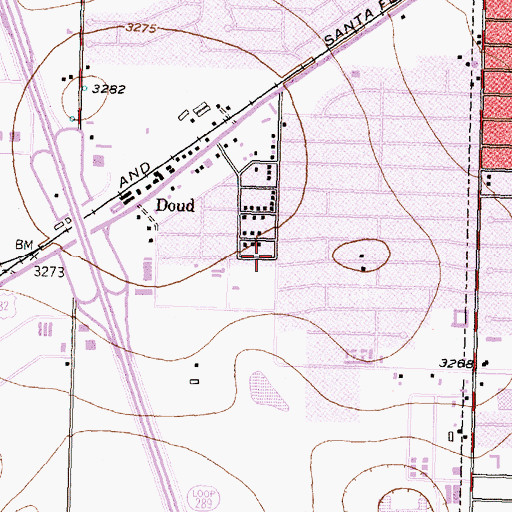 Topographic Map of Wester Elementary School, TX