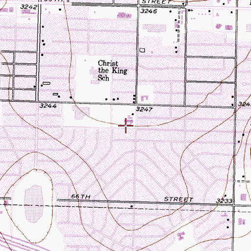Topographic Map of Haynes Elementary School, TX