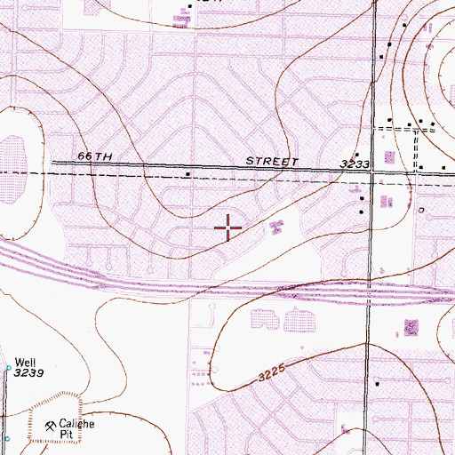 Topographic Map of Murfee Elementary School, TX