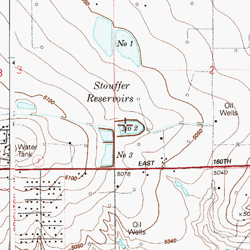 Topographic Map of Guthrie Number 2 Dam, CO