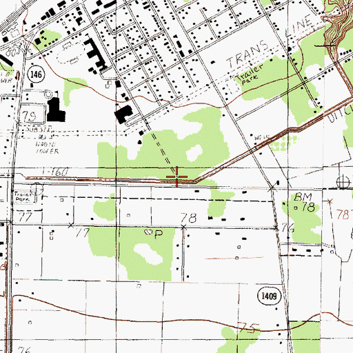 Topographic Map of Austin Elementary School, TX