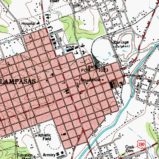 Topographic Map of Challenger High School, TX