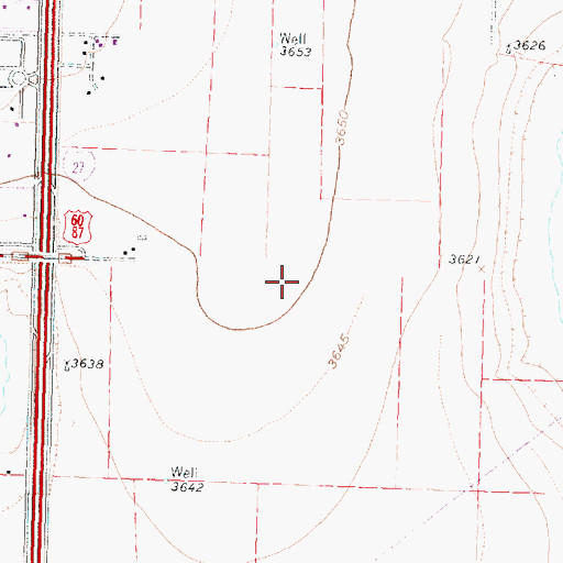 Topographic Map of Lakeview Elementary School, TX
