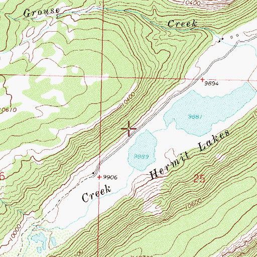 Topographic Map of Hermit Number 4 Dam, CO