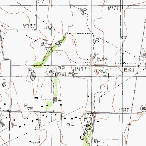 Topographic Map of Wylie Elementary School, TX
