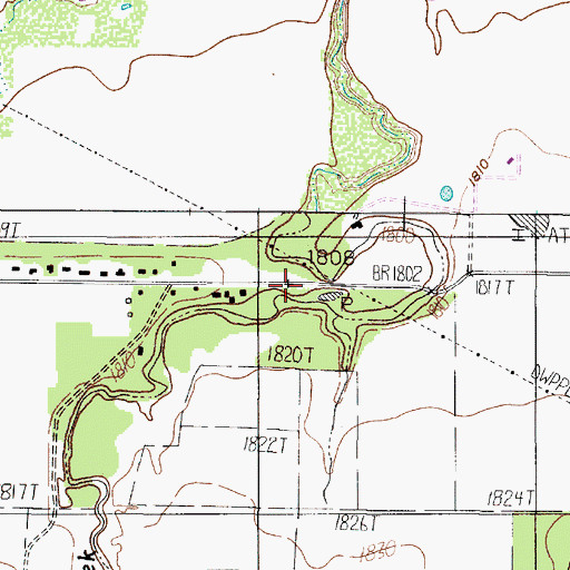Topographic Map of Wylie High School, TX