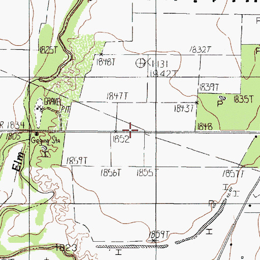 Topographic Map of Wylie Middle School, TX