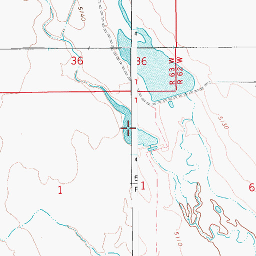 Topographic Map of Adams and Bunker Reservoir Number 2, CO