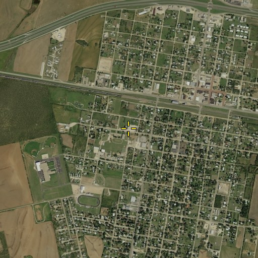 Aerial/Satellite Image of Merkel Intermediate School, TX