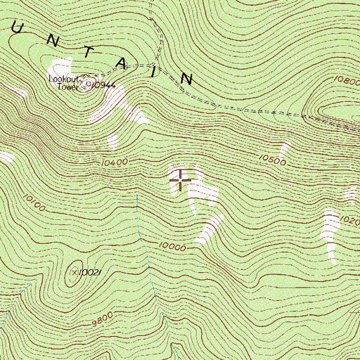 Topographic Map of Donath Lake Dam, CO