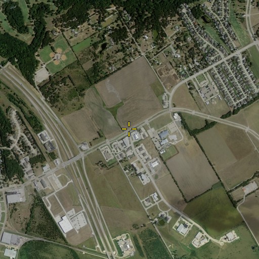 Aerial/Satellite Image of Willie Brown Elementary School, TX