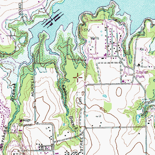 Topographic Map of Silver Lake Elementary School, TX