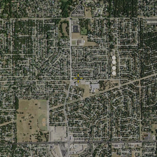Aerial/Satellite Image of Spring Garden Elementary School, TX