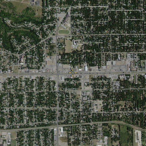 Aerial/Satellite Image of Jesse Jackson Alternative School, TX