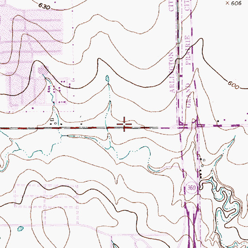 Topographic Map of Lynn Hale Elementary School, TX