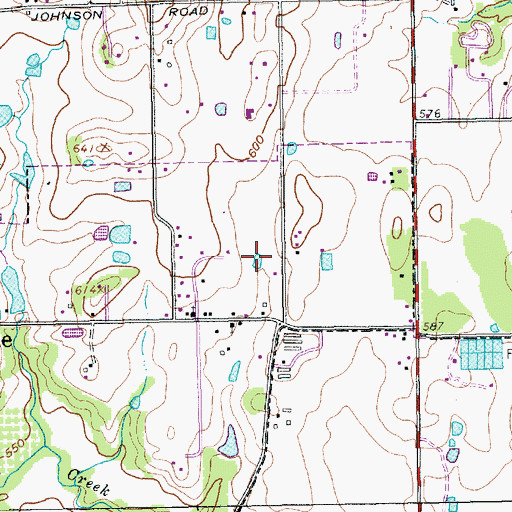 Topographic Map of Heritage Elementary School, TX