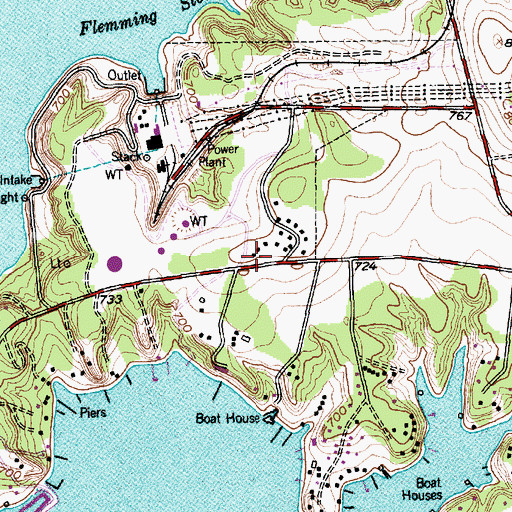 Topographic Map of Eagle Mountain Elementary School, TX