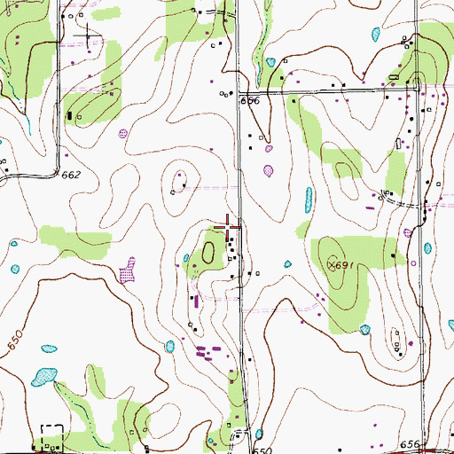 Topographic Map of Don T Durham Elementary School, TX