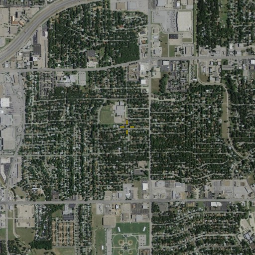 Aerial/Satellite Image of Donna Park Elementary School, TX