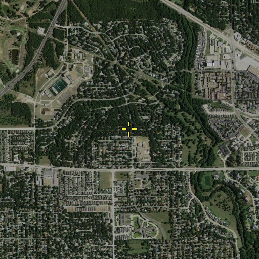 Aerial/Satellite Image of Dunn Elementary School, TX