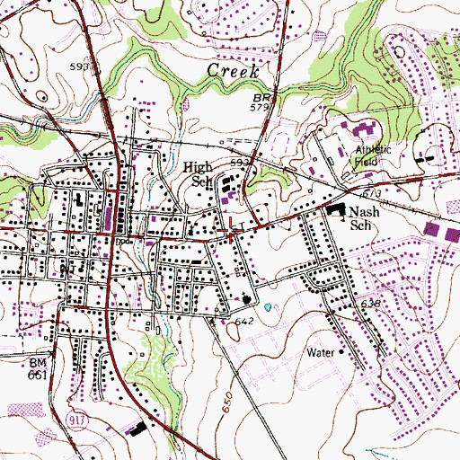Topographic Map of Center for Behavior Management, TX