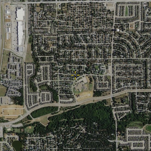 Aerial/Satellite Image of Bear Creek Elementary School, TX