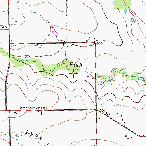 Topographic Map of Bebensee Elementary School, TX