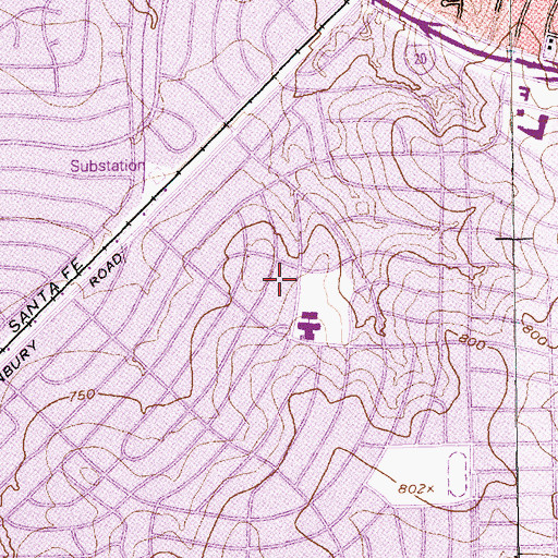 Topographic Map of Bruce Shulkey Elementary School, TX