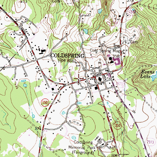 Topographic Map of Shepherd Middle School, TX