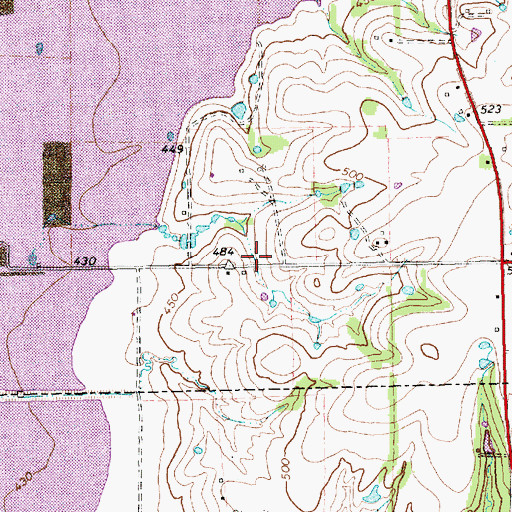 Topographic Map of Nebbie Williams Elementary School, TX