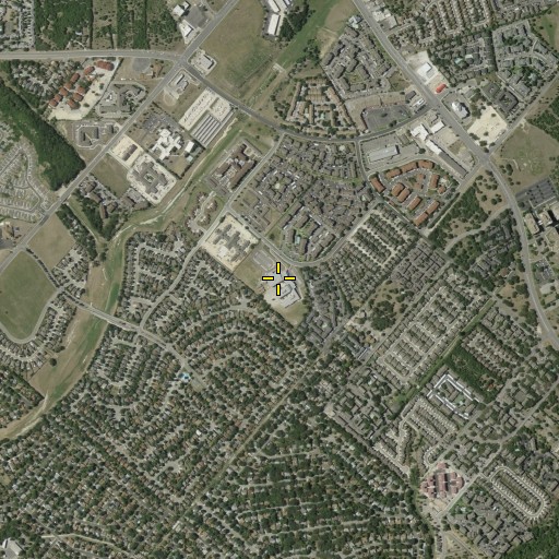 Aerial/Satellite Image of Rhodes Elementary School, TX