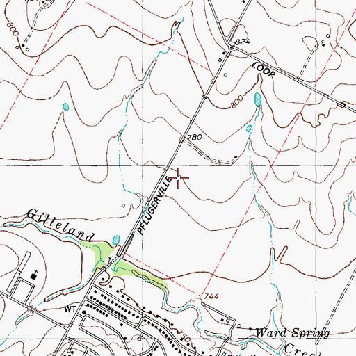 Topographic Map of Windermere Primary School, TX