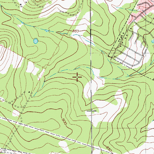 Topographic Map of Joe Dan Mills Elementary School, TX