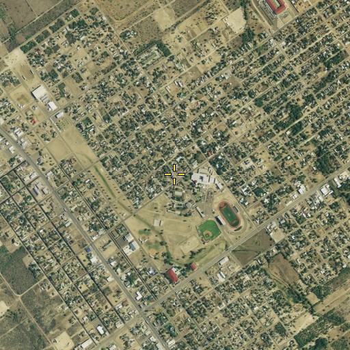 Aerial/Satellite Image of Zapata High School, TX