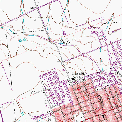Topographic Map of Naomi Pasemann Elementary School, TX