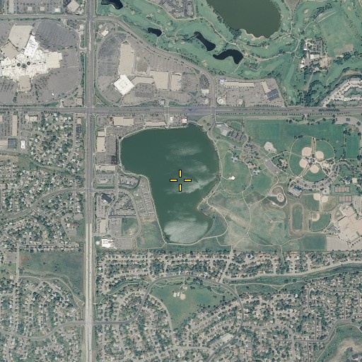 Aerial/Satellite Image of Johnson Dam, CO