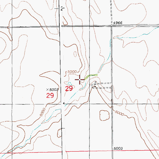 Topographic Map of Herman Fritzler Erosion Control Number 1 Reservoir, CO
