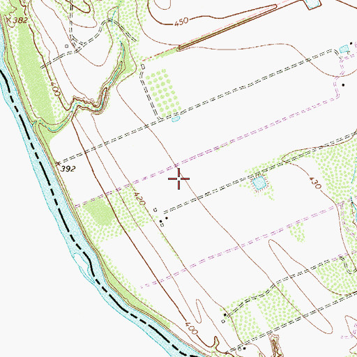 Topographic Map of Finley Elementary School, TX