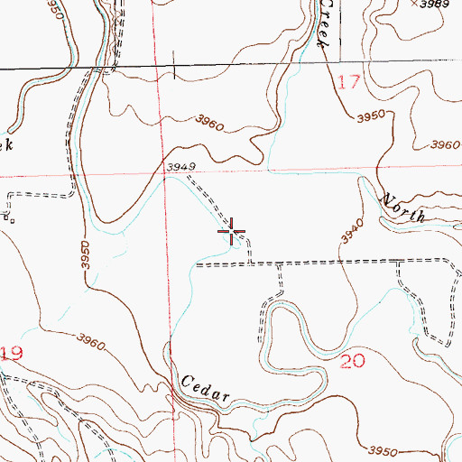 Topographic Map of C A Sherwin Number 2 Dam, CO