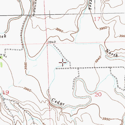 Topographic Map of C A Sherwin Reservoir Number 2, CO