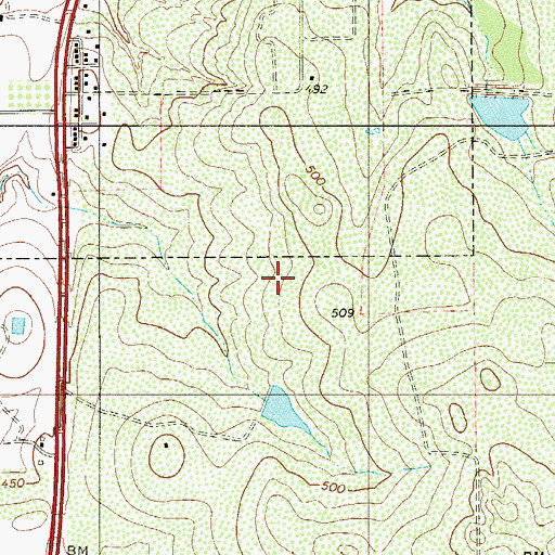 Topographic Map of Kennedy Zapata Elementary School, TX