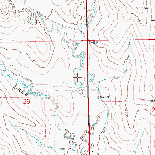 Topographic Map of Nienhuser Dam, CO