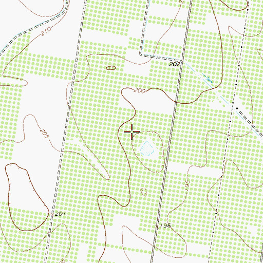 Topographic Map of Basham Number 3 Colonia, TX