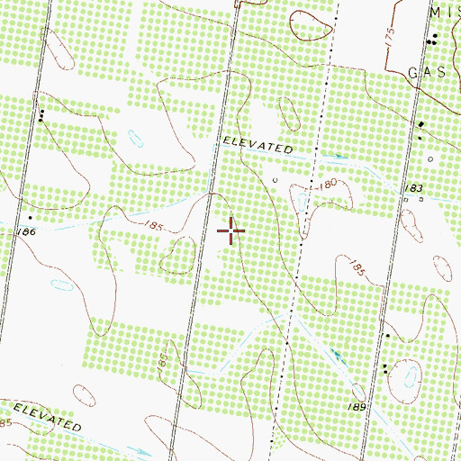 Topographic Map of Basham Number 4 Colonia, TX