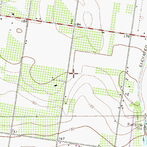 Topographic Map of Basham Number 6 Colonia, TX