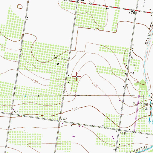 Topographic Map of Basham Number 7 Colonia, TX